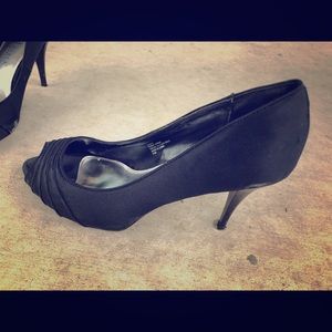 White House black market peep toe pumps